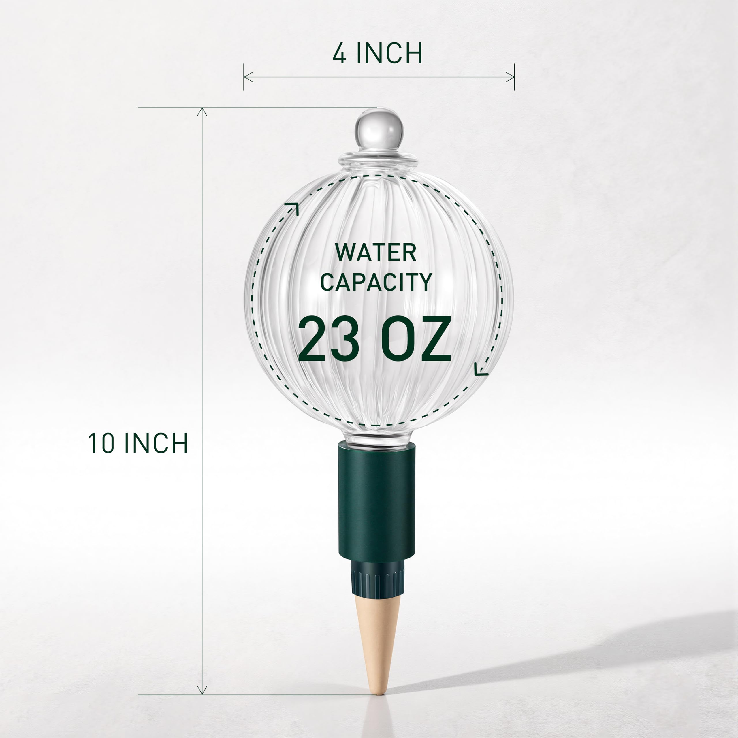 Soilagua two-pack watering globes ideal for multiple plants