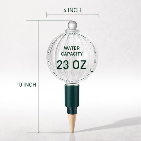 Soilagua two-pack watering globes ideal for multiple plants