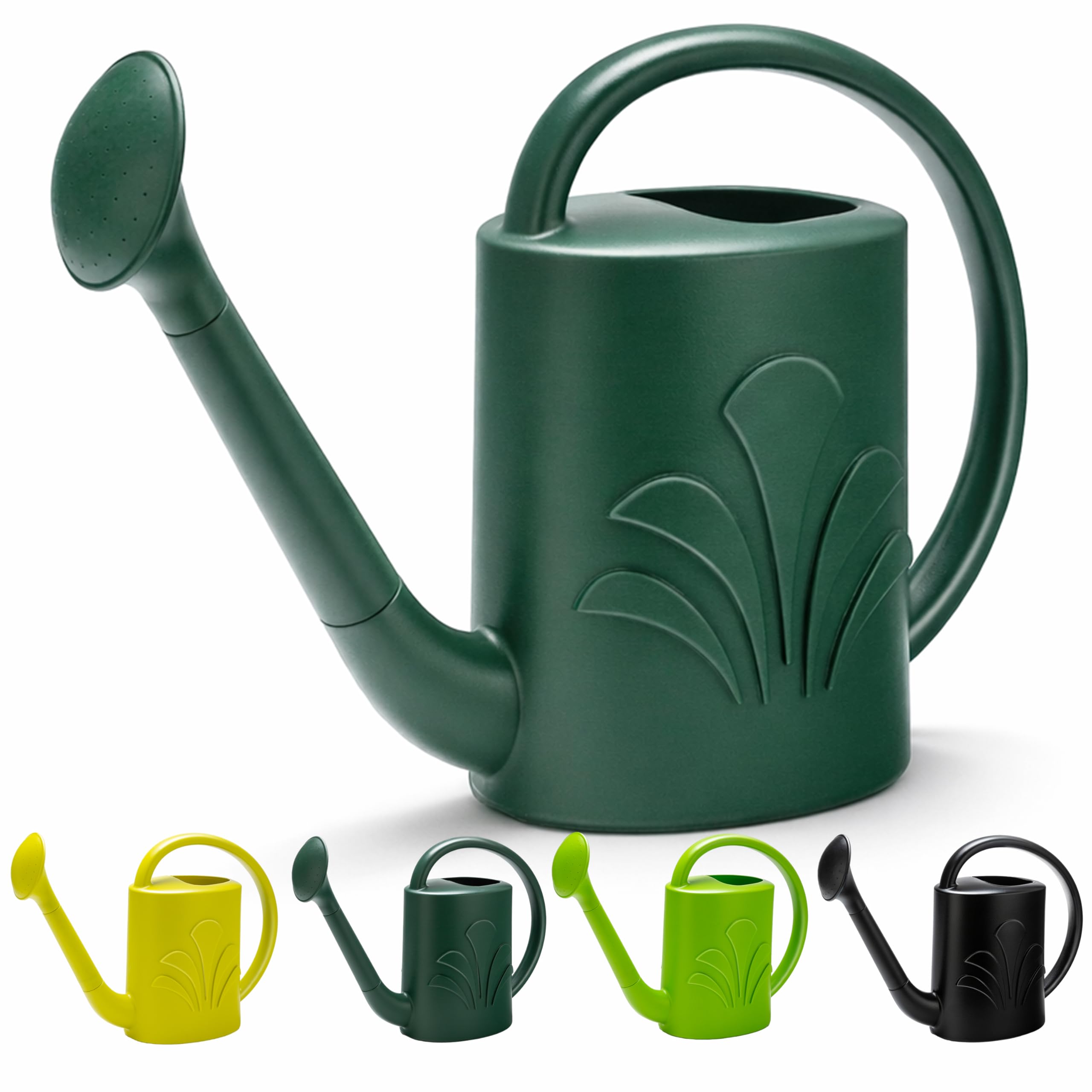 Soiwapot 1 gallon watering can with detachable sprinkler head for precise watering