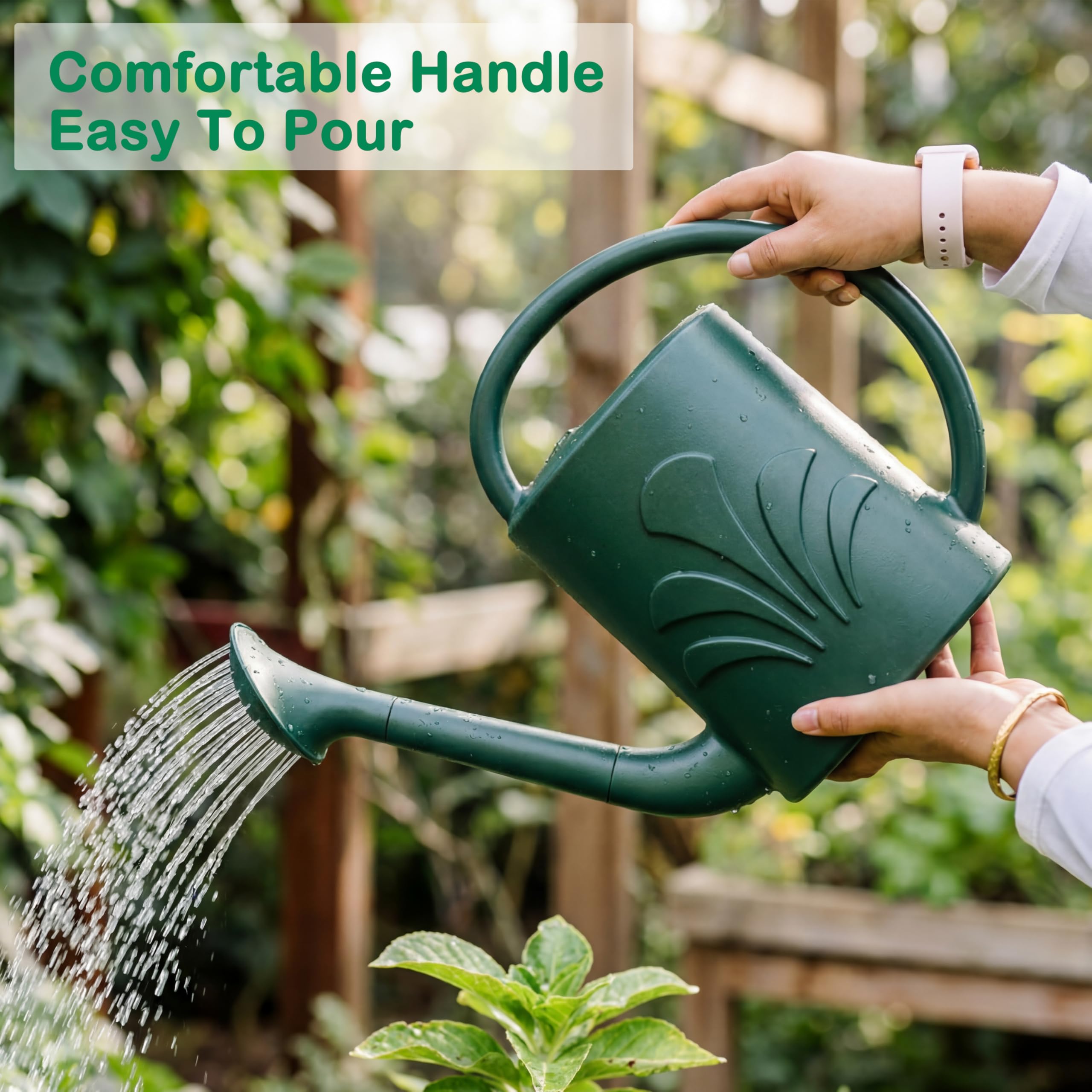Soiwapot lightweight sturdy PP resin watering can for long lasting use