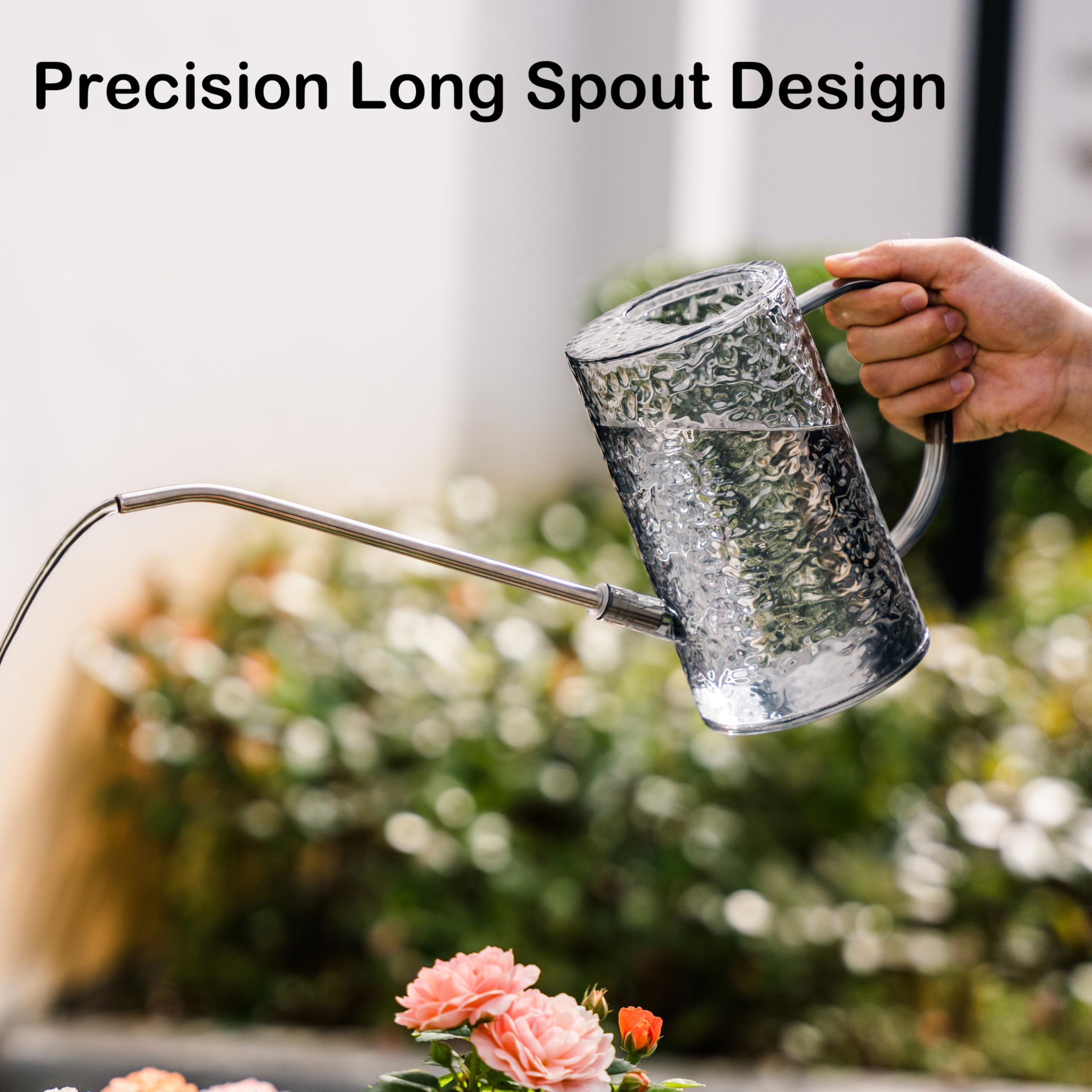 Soiwapot 34oz capacity fits daily use with several plants.