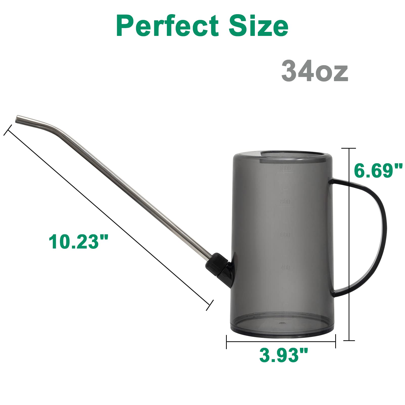 Soiwapot ergonomic loop handle for comfortable pouring sessions