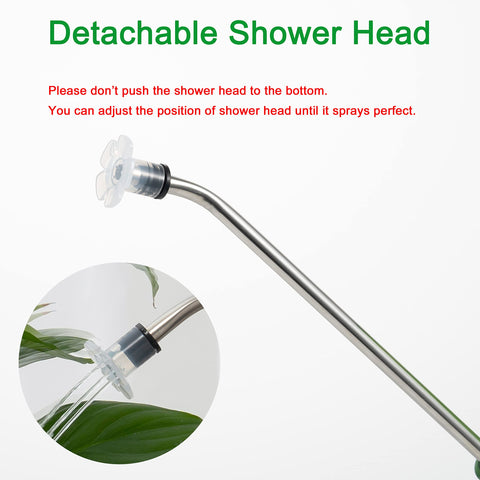 Soiwapot watering can with sprinkler head for even watering through foliage