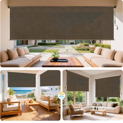 Solace Shade easy-clean surface keeps patio shading low-maintenance.