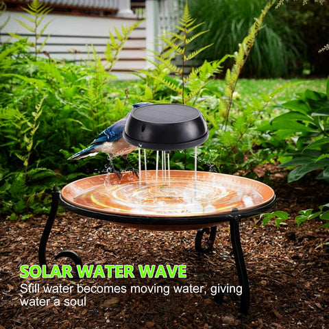 Solaceura Bird Bath Easy Install Bracket lets you mount quickly on rockeries or tanks.