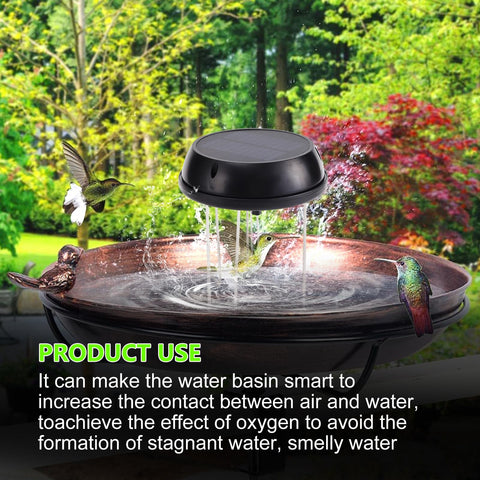 Solaceura Bird Bath Stainless Steel Durability ensures long-lasting outdoor performance in sun and rain.