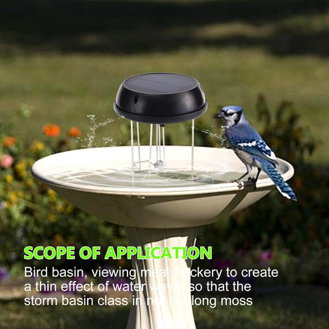 Solaceura Bird Bath UV-Resistant Design guards against fading and wear under bright conditions.