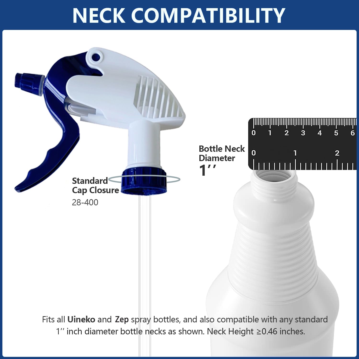 Solala 28mm universal-fit nozzle for most spray bottles