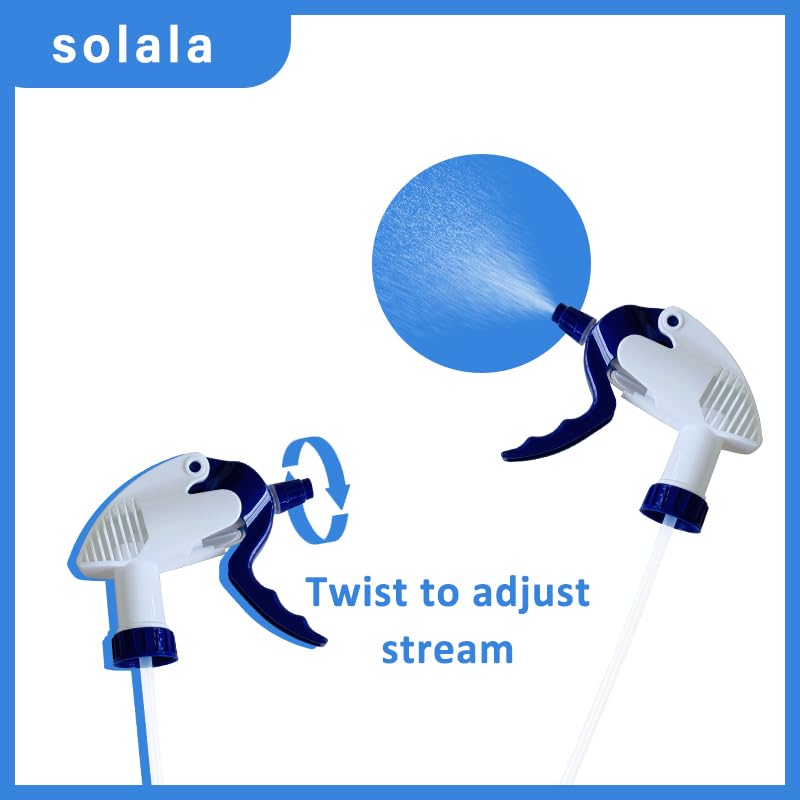 Solala nozzle replacement for 16oz bottle delivers high-output spray