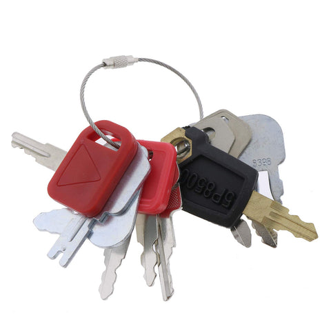 Solarhome 10 keys on ring improve on-site organization and quick access to equipment.