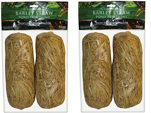 Solariver Summit 130 barley straw bale clarifier improving pond clarity, safe for fish