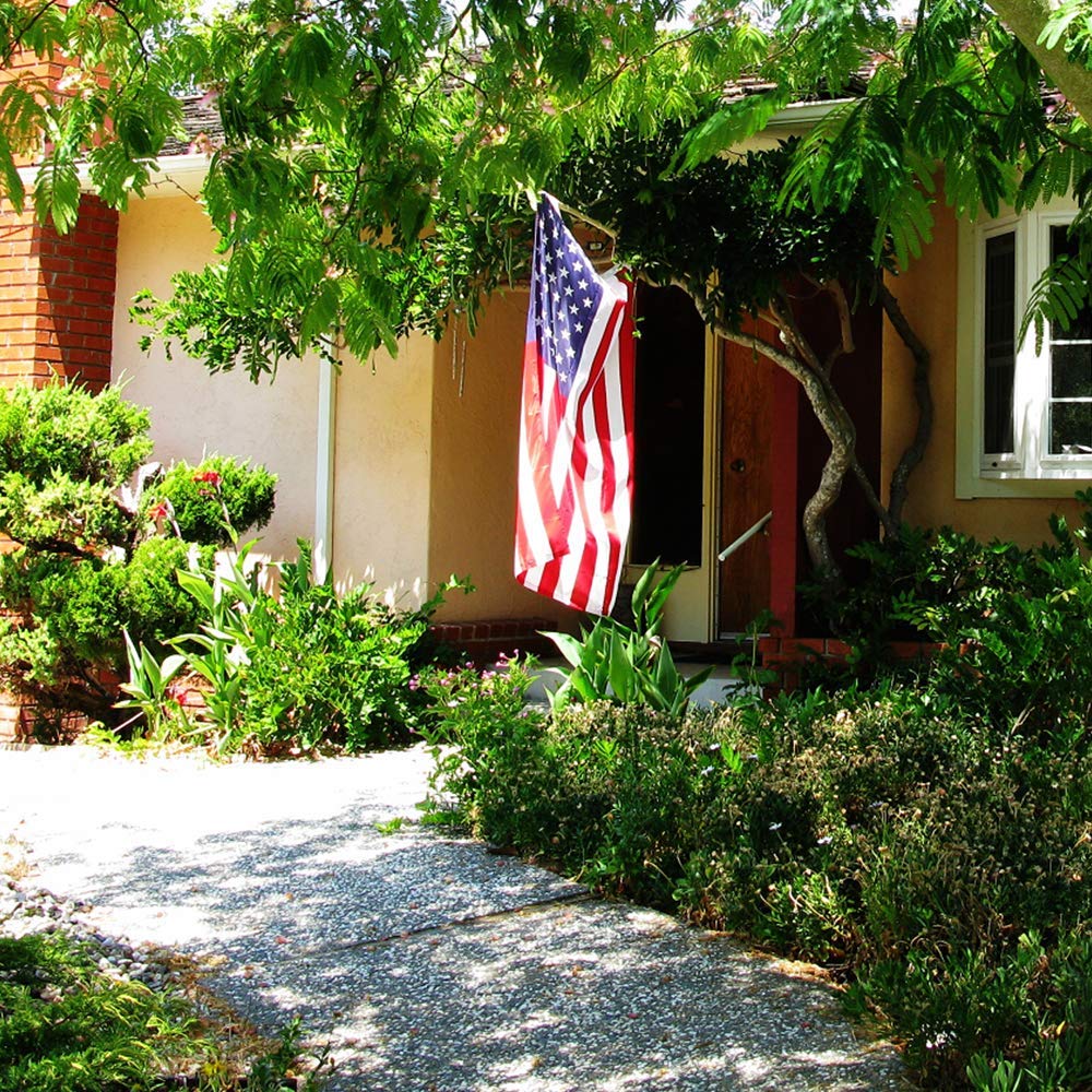 SolarStar flag suitable for indoor or outdoor display on a flagpole.