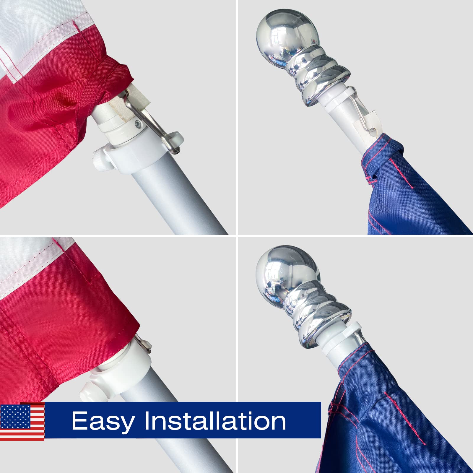 SolarStar flag suitable for indoor or outdoor use.