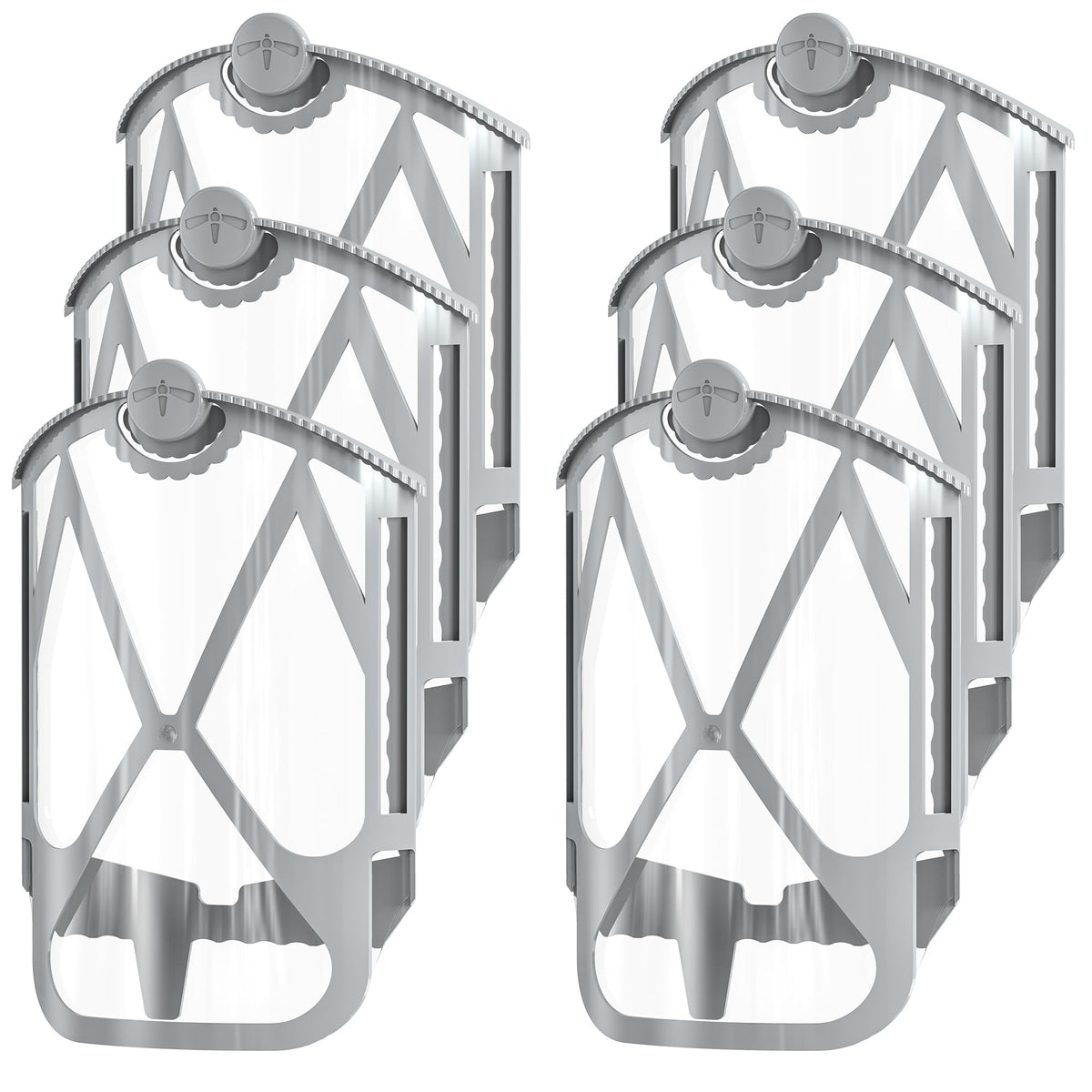 Solarush 6-pack refill cartridges front view showing easy replacement