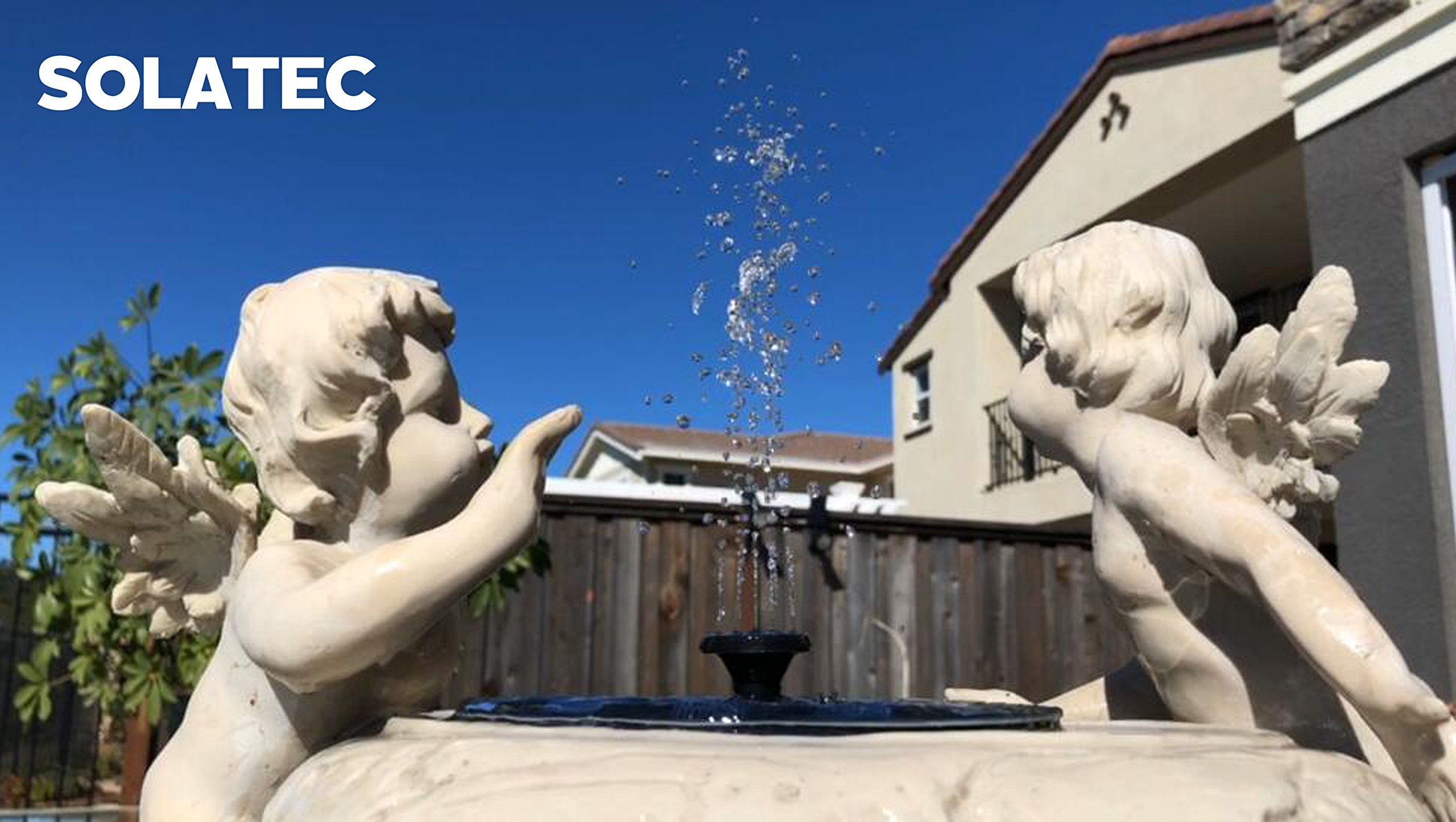 Solatec bird bath setup adds dynamic water movement to your garden.