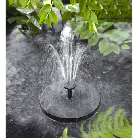 Solatec adjustable spray height tailors fountain displays to space.