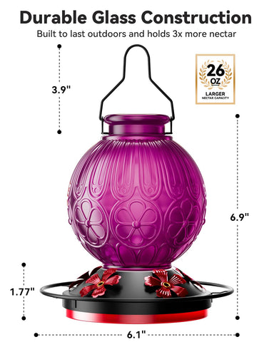 SolawnGarden transparent nectar levels help timely refills