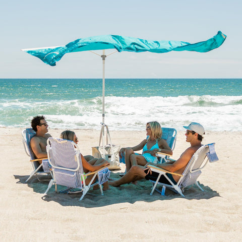 Solbello Shade quick setup in 30 seconds for solo beach days.