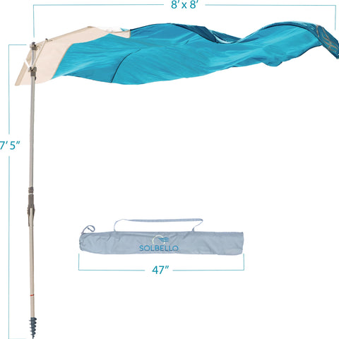 Solbello Shade offers unobstructed 360-degree beach views.