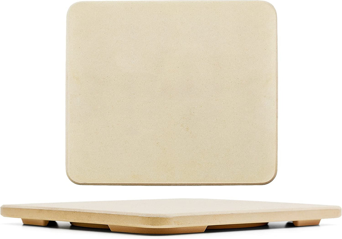 Solido pizza stone with heat spiral, top view showing wide baking surface.