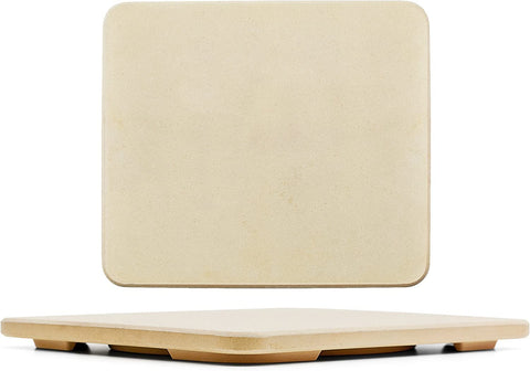 Solido pizza stone with heat spiral, top view showing wide baking surface.