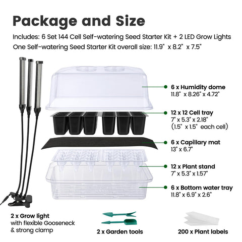 SOLIGT brightness and timer panel enables customizable light cycles.