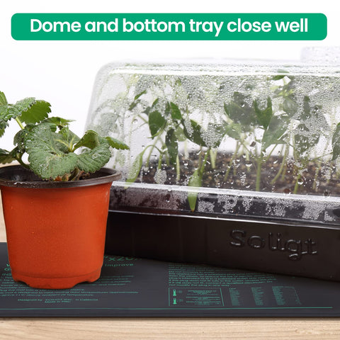SOLIGT gardener gift pack showing a complete propagation setup