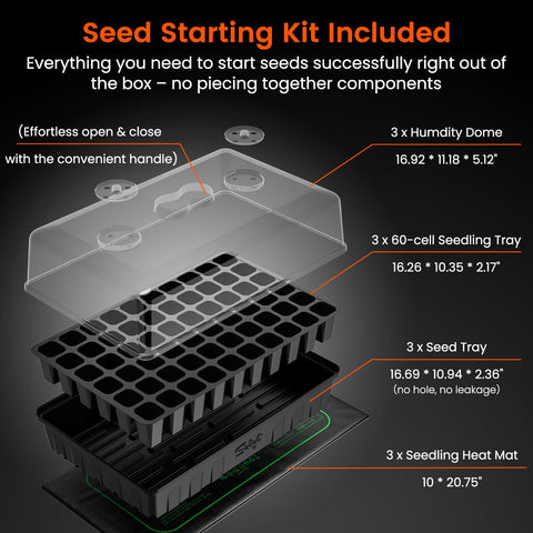 SOLIGT germination station aiding cloning and propagation