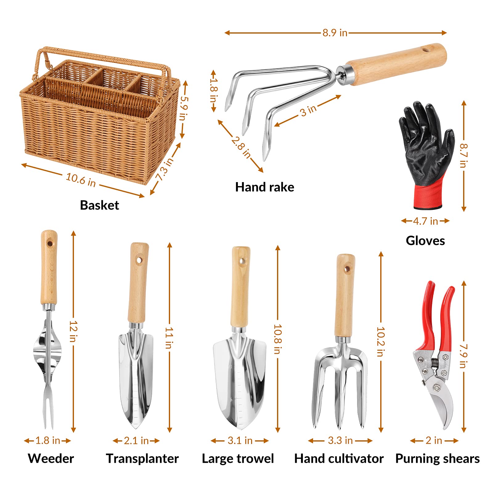 SOLIGT heavy-duty pruning shears for clean cuts and long-lasting performance.