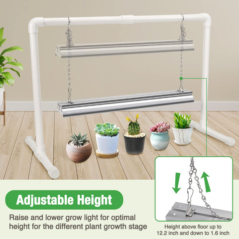 SOLIGT height-adjustable stand adapts to seedling stages