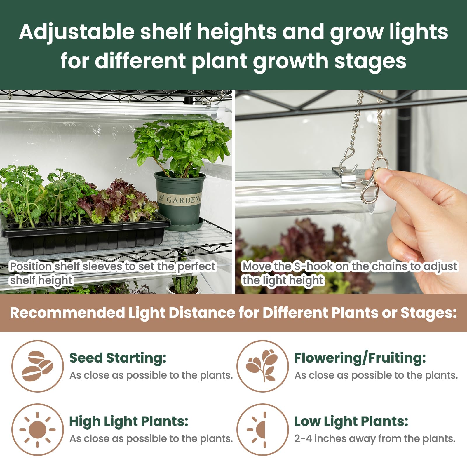 SOLIGT roll-up door in action for easy watering and access