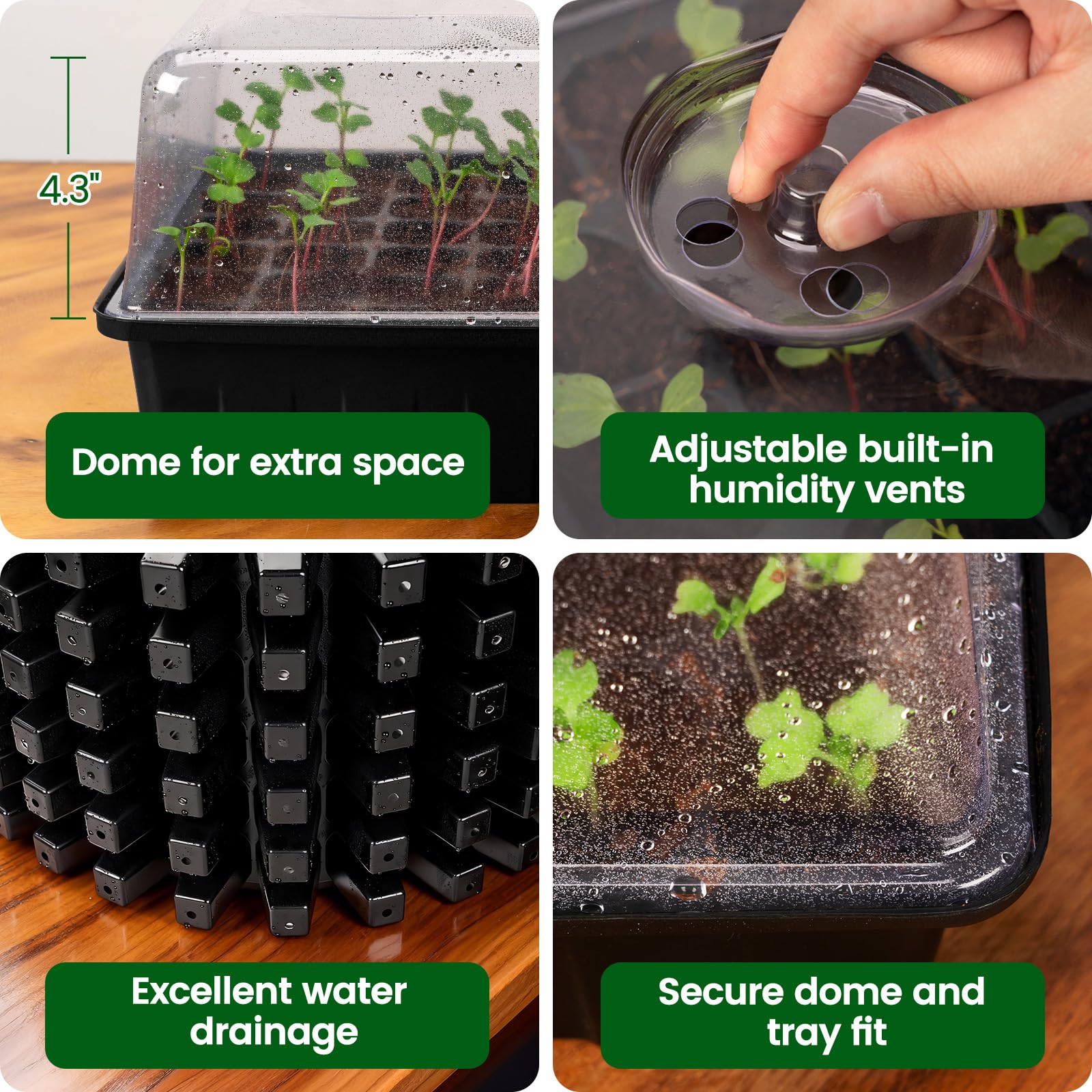 SOLIGT indoor seed-starting kit is an ideal gift for garden lovers.