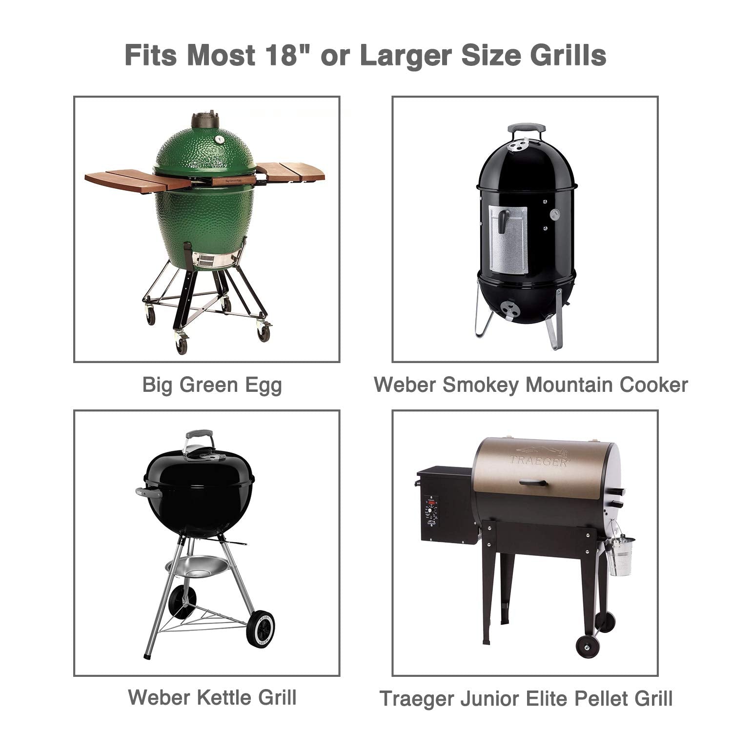 SOLIGT rib rack holds ribs upright for even smoke.