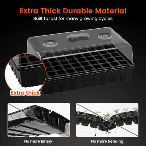 SOLIGT seedling heat mat warming the root zone