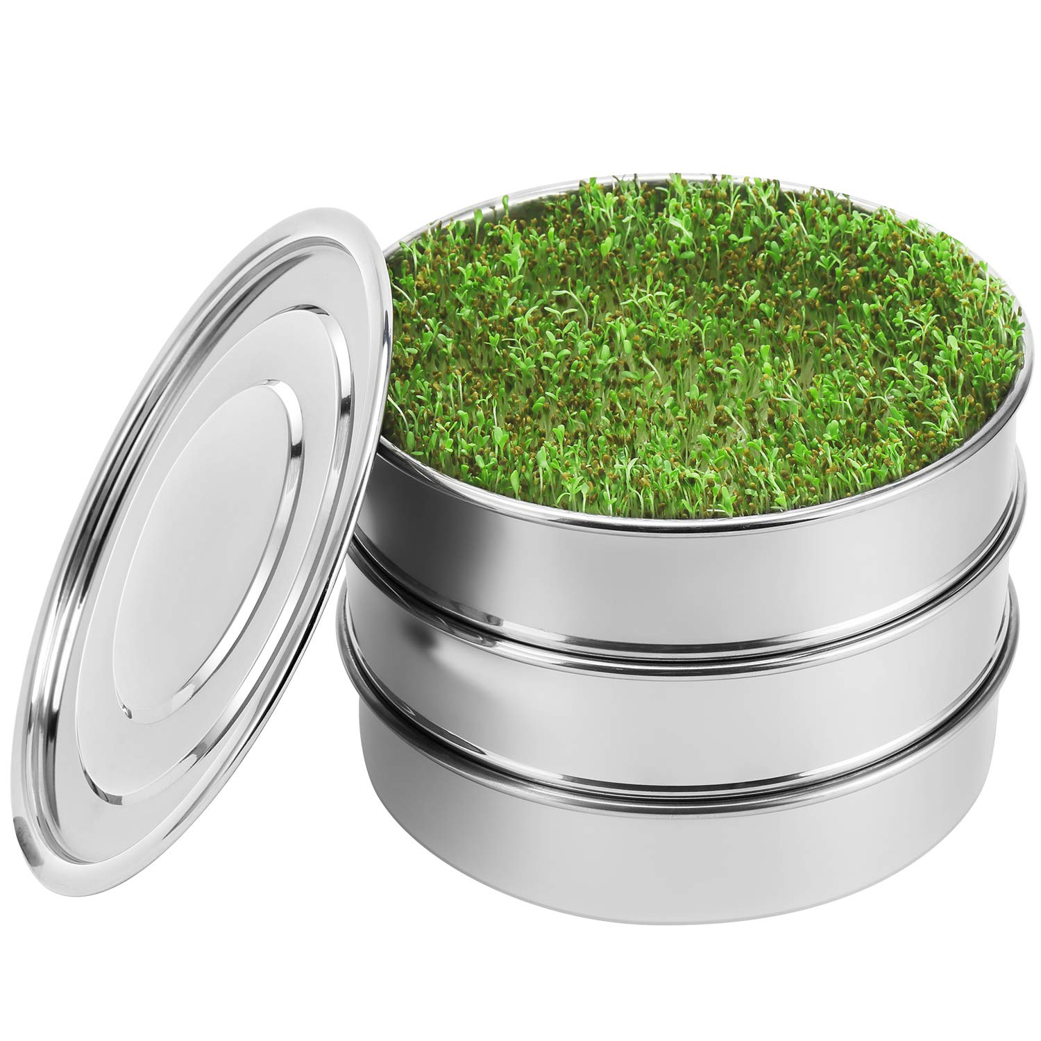 SOLIGT Stackable Seed Sprouting Kit base tray with efficient drainage.