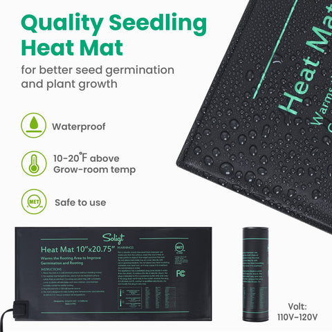 SOLIGT durable, no-hole seed tray designed to reduce leaks