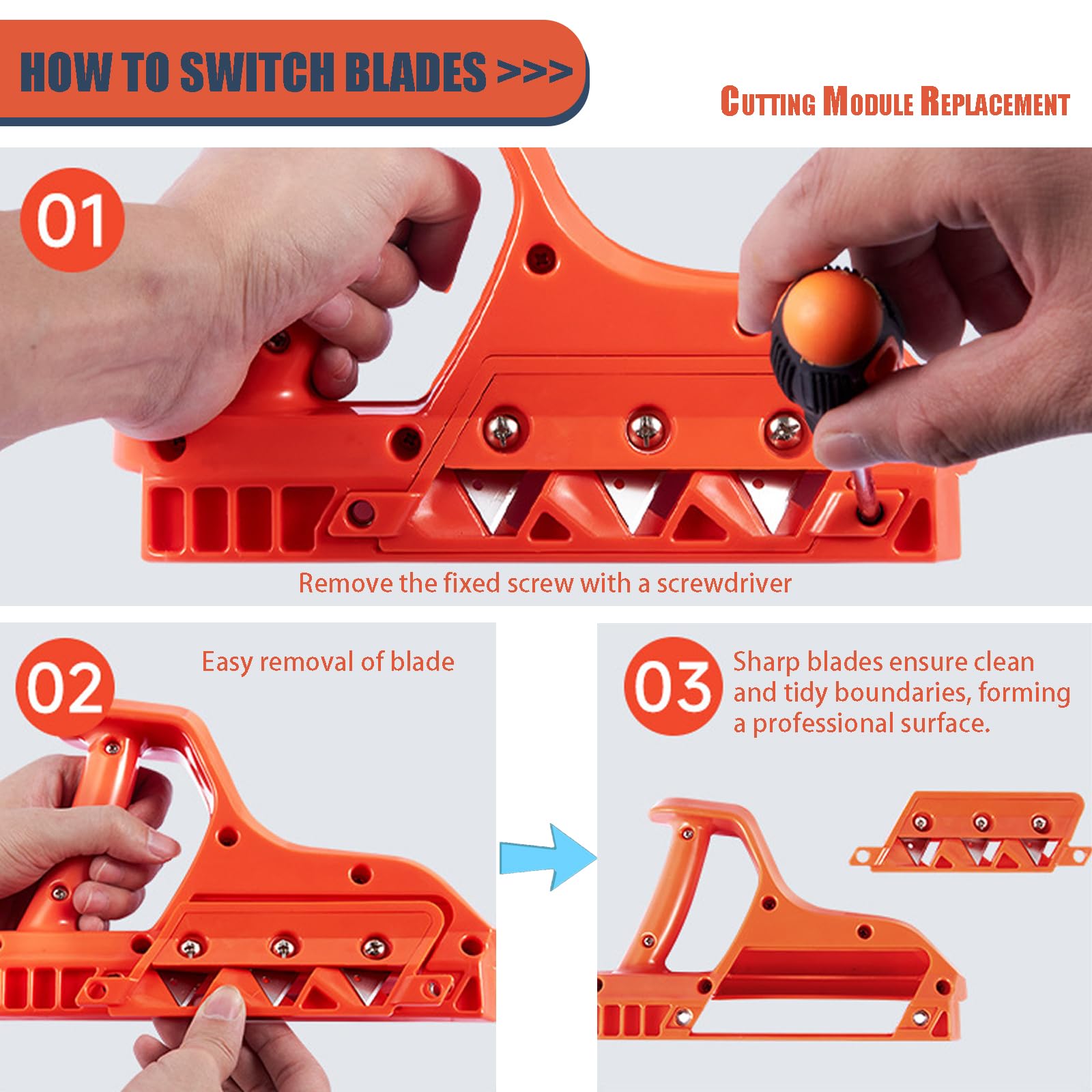 Solis Convene included accessories show 10 blades for versatility