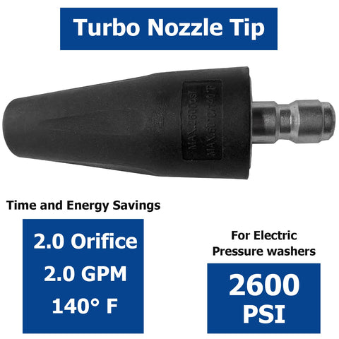 Solivede rotating nozzle demonstrates even spray for faster surface cleaning.