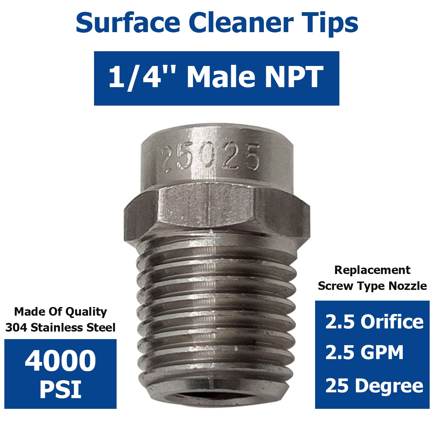 Solivede stainless steel nozzle 304 resists corrosion