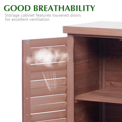 SoliWood garden workstation adapts to indoor storage or outdoor potting on the patio.