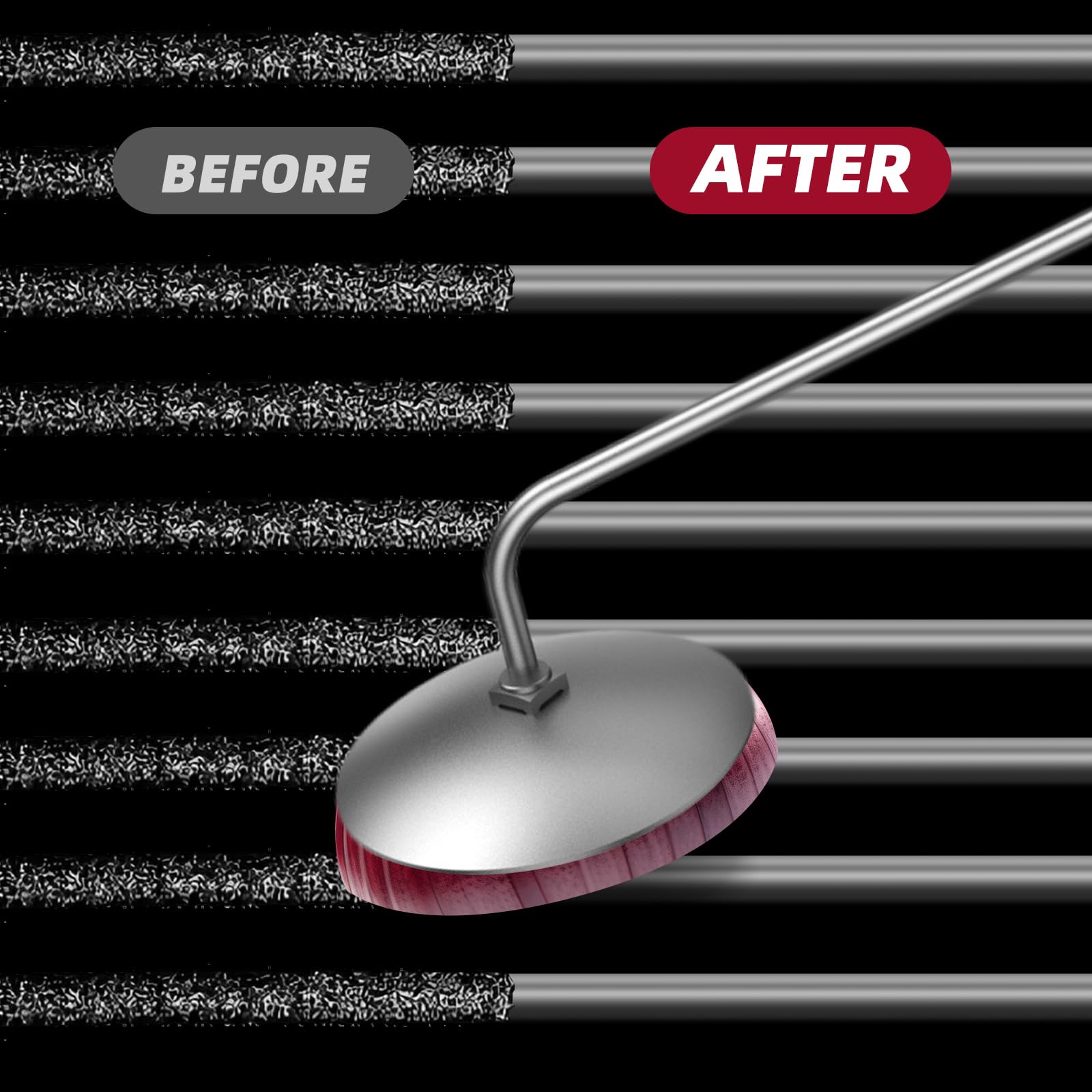 Solldgt onion-holder long-handle grill brush shows onion cup in use for bristle-free upkeep