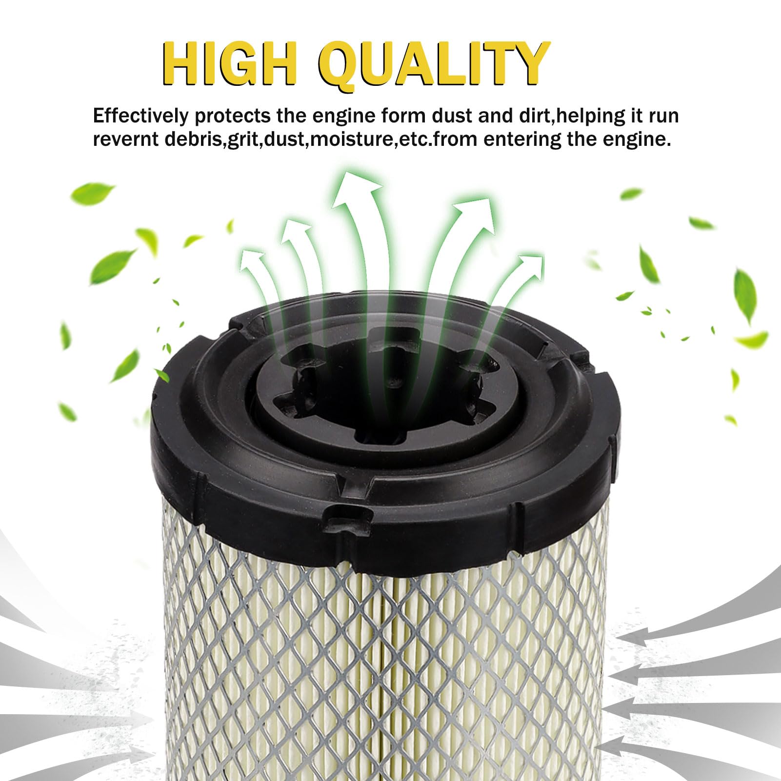 SOLLON air filter Kawasaki 11013-7020 compatibility increases airflow