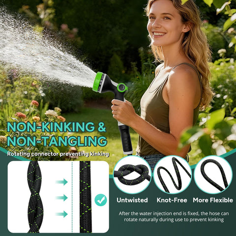 SOLMIO leak-proof swivel connector prevents leaks during use.