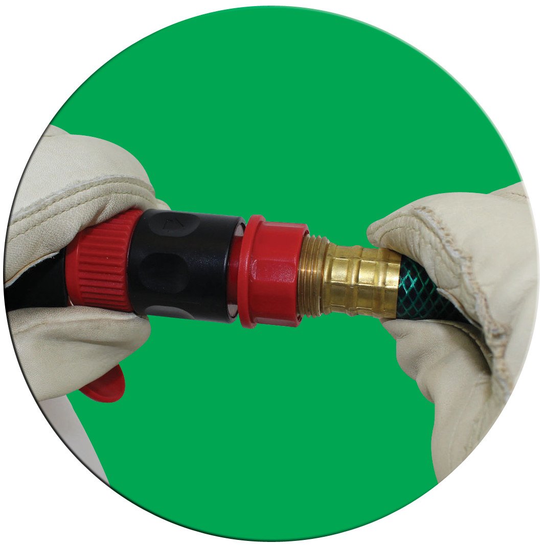 Solo 405-HE canister doubles as a container for on-site use.