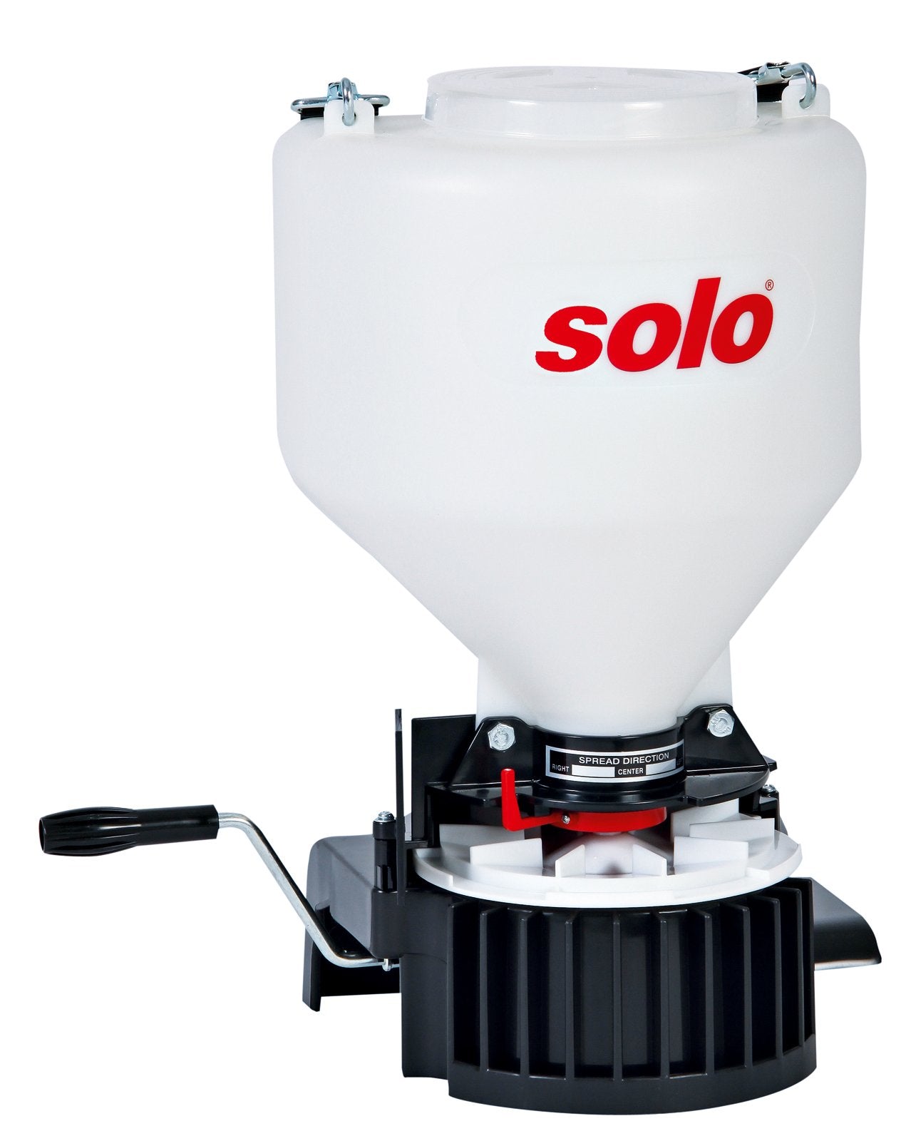 SOLO 421 chest-mount spreader with cross-shoulder strap ready for on-site use