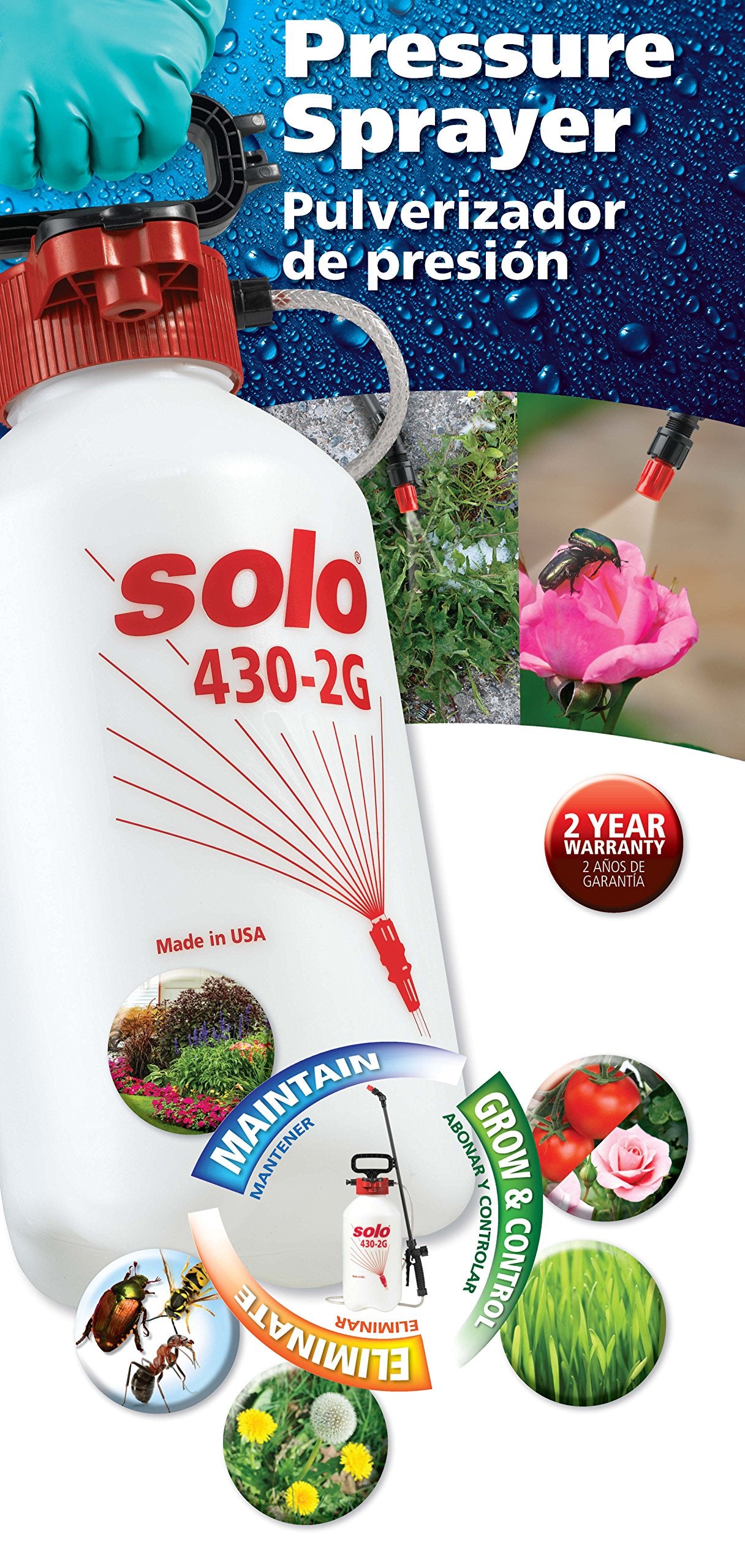 Solo 430-2G 28-inch wand for extended reach in the garden