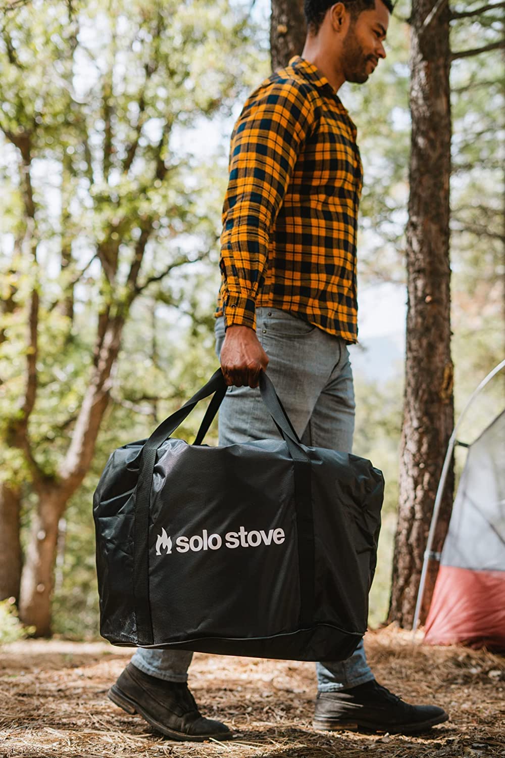 Solo Stove Bonfire enhances beach and camping nights with smokeless warmth