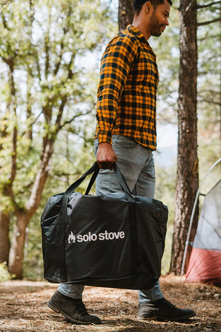 Solo Stove Bonfire enhances beach and camping nights with smokeless warmth