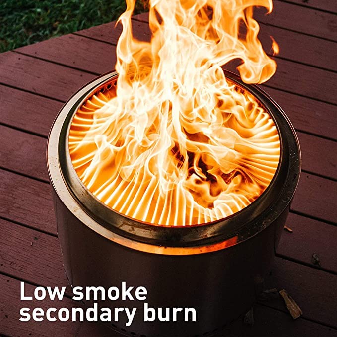Solo Stove Bonfire high-heat ceramic coating supports long-lasting performance