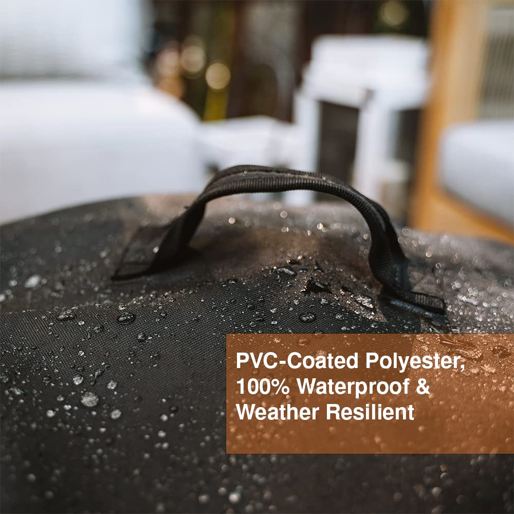 Solo Stove Bonfire Shelter top-handle enables easy removal and reseal